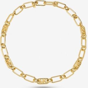 Michael Kors Precious Metal-Plated Brass Chain Link Necklace